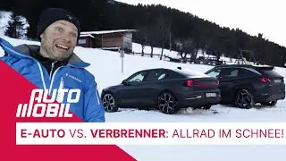E-AUTO vs. VERBRENNER: ALLRAD IM SCHNEE! | auto mobil