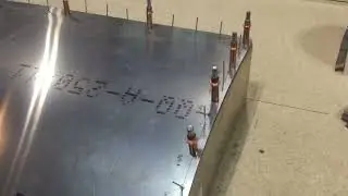 Ready to rivet the skin onto the horizontal stab, 2022