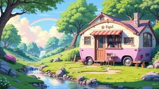 Riverside Caravan Vibes 🎧 Chill Lofi Hip Hop Mix🍃 Peaceful Scenery [Relax /Study /Work]