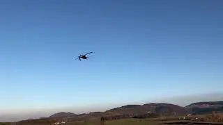Demo of AirRails powered Helicopter / Gyrocopter hybrid drone.