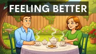 Feeling Better Than Yesterday? | Easy English Conversation (A1–A2)