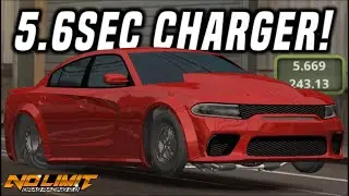 NEW FASTEST Charger SRT Hellcat Tune - 5.6 &frac14;Mile | No Limit Drag Racing 2.0