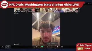 Chiefs Fourth Round Draft Pick Washington State S Jaden Hicks Press Conference