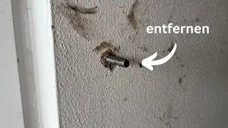Gewindestange aus Wand entfernen