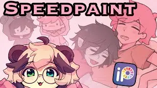 Adventure Time Bubbline / Gumlee Ship Art SPEEDPAINT | Lofi + Rain Sounds