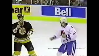 Chris Simon Drops Glen Featherstone Nov. 30th, 1993