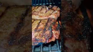 Grilling in an Ice Storm #shorts