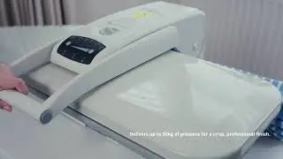 Super Mega 80cm Steam Ironing Press by Speedy Press  Powerful Fabric Press With Captions