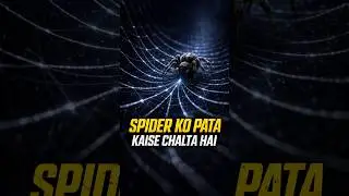 Spider ko pata kaise chalta hai?!😱 #shorts #facts