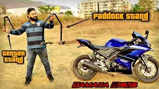 Paddock Stand VS Center Stand| Yamaha R15V3| Which Is better For Stability| Features & Benifits |