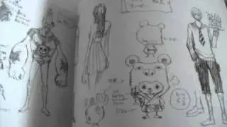 ONE PIECE Strong World Anime Eiichiro Oda Sketch Book