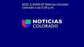 Новости KCEC и KVSN-DT Univision Colorado в пятидневном выпуске (полный выпуск) (11 ноября 2025 г.)