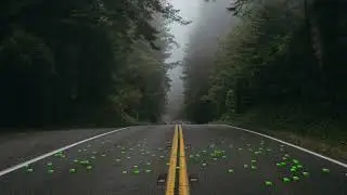 Houdini crowd of jumping frogs