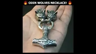 Viking Necklace - God's Guardians Wolves