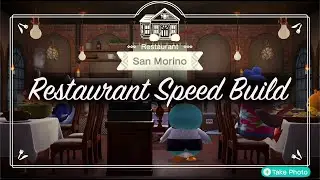 Happy Home Paradise Italian Restaurant Speed Build - Animal Crossing