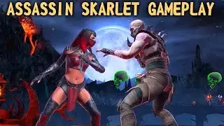 MK Mobile. Assassin Skarlet Gameplay.