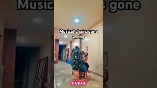 Warning don&rsquo;t play musical chairs EVER 😂😂 is she okay ? #reels #shorts #shortsfeed #trending
