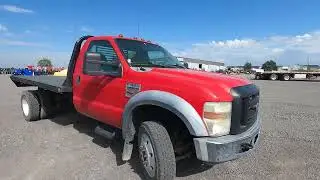 2008 Ford F550 Flatbed Truck