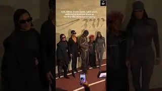 kris, khlo&eacute;, travis scott, saint west, and kim kardashian show up for the nike skims launch party