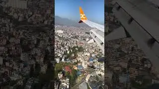 Perfect Landing 🛬 TU International Airport /Nepal/ with Beautiful Views Arround🙏🌹❤️ #flyinghigh