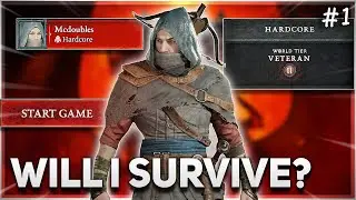 This is WAY HARDER than I thought! DEATH = DELETE! | Diablo 4 | Hardcore Playthrough | Ep.1