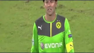 Weidenfeller Red Card vs Napoli