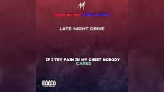 AM - Late Night Drive [Roses Are Red Violets Are Dead]