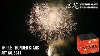 Triple Thunder Stars 36's | Bonfireworks Vuurwerk | Vuurwerklandbestel.nl