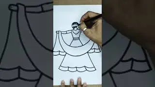 Easy Republic Day Card Drawing | #shorts #shortsfeed #short #shortsvideo