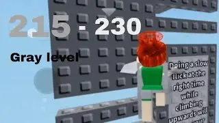 No jumping difficulty chart obby 215 - 230