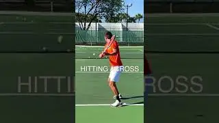 Hit Across on Your Two-Handed Backhand