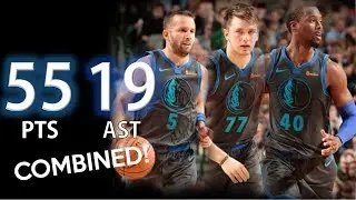 Luka Doncic, JJ Barea & Harrison Barnes🔥Full Highlights vs Celtics - Dallas Mavericks - 24.11.18