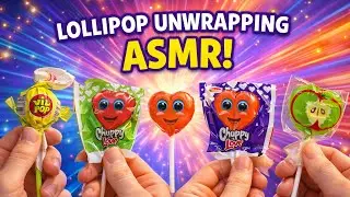 ASMR/candy/lolkipops/chupachups/unpaking 