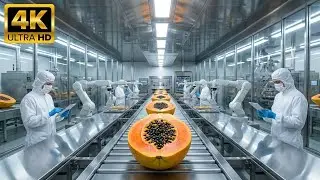 How Papaya Pur&eacute;e Is Made Today: Inside the Modern Factory 🧡🏭
