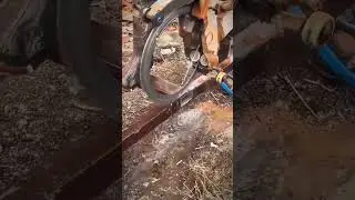 advanced saw machine for cutting thick iron plates and walls #shorts