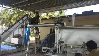 coconut shell charcoal making