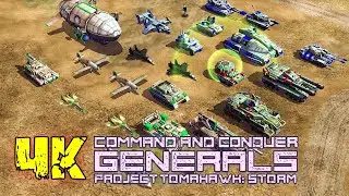 Command and Conquer Generals 4K | Project Tomahawk Storm V1 2 | Rare legend