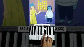 Line Maze Challenge @fash (Inside Out Animation) - Piano Tutorial