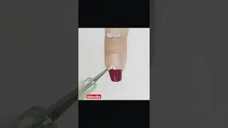 Simple nailart design by vibhart #shorts #youtubeshorts  #naildesign