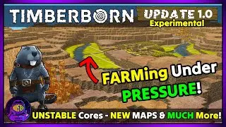 LIVE | Expanding Our Farms & Food Variety on PRESSURE! - Timberborn 1.0 Experimental
