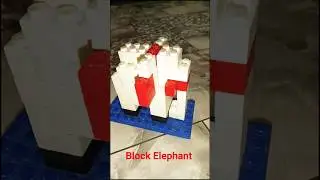 Block Elephant #cartoonvideo #craftidea #blockslego #blocksgame #craft #buildingblocks #craftide