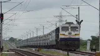 Night Runners | is in Hurry | Catpured at day light | Speeding through nancherla | Indian railways