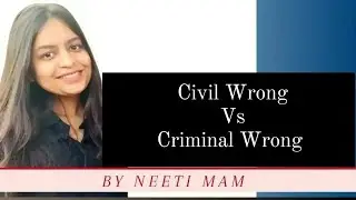 CIVIL WRONG VS CRIMINAL WRONG #wrong #civil #criminal #law #yourmentor #companysecretary #icai #cma