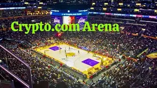 Upper level view in Crypto.com Arena, former Staples Center