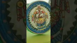 Jagannath ji #decoration #creavtivity #trendingshorts #viralshort #youtubeshorts #cardboardcreation