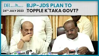 BJP-JDS tie-up? | Conspiracy being hatched in Singapore to oust Karnataka govt, says DK Shivakumar
