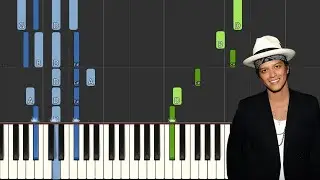 Bruno Mars - Versace On The Floor (Intro Section) (Piano Tutorial) [Synthesia]