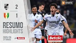 Resumo: Vit&oacute;ria SC 2-1 Estrela Amadora (Liga 25/26 #22)