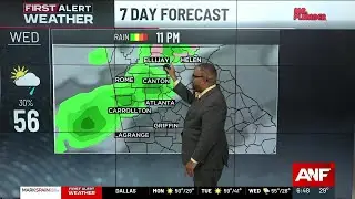 FIRST ALERT FORECAST: Cold week; Showers Wednesday
