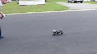 RC bike motorcycle. Thunder Tiger FM-1 Ducati 999R Testastretta First run